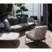 Scandinavian Outdoor Sofa Set with Footstool