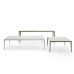 Minimalist Outdoor Lounger and Tea Table Set Minimalist Outdoor Lounger and Tea Table Set