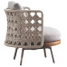 Nordic Wicker Outdoor Rattan Sofa Garden Stainless Steel Designer Relaxed Teak Wicker Chair Villa Patio Garden Tea Table Nordic Wicker Outdoor Rattan Sofa Garden Stainless Steel Designer Relaxed Teak Wicker Chair Villa Patio Garden Tea Table