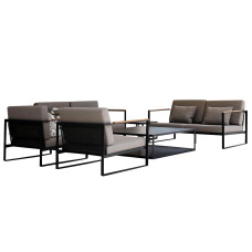 Aluminum Alloy Outdoor Rattan Sofa Set Aluminum Alloy Outdoor Rattan Sofa Set
