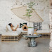 Outdoor Woven Sofa Balcony Leisure Patio Garden Lounge Small Home Furniture Set Outdoor Woven Sofa Balcony Leisure Patio Garden Lounge Small Home Furniture Set