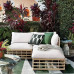 Outdoor Woven Sofa Balcony Leisure Patio Garden Lounge Small Home Furniture Set Outdoor Woven Sofa Balcony Leisure Patio Garden Lounge Small Home Furniture Set