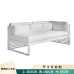 Nordic Outdoor Garden Patio Sunroom Veranda Villa Hotel Single Aluminum Alloy Sofa Nordic Outdoor Garden Patio Sunroom Veranda Villa Hotel Single Aluminum Alloy Sofa