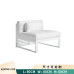 Nordic Outdoor Garden Patio Sunroom Veranda Villa Hotel Single Aluminum Alloy Sofa Nordic Outdoor Garden Patio Sunroom Veranda Villa Hotel Single Aluminum Alloy Sofa