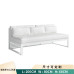 Nordic Outdoor Garden Patio Sunroom Veranda Villa Hotel Single Aluminum Alloy Sofa Nordic Outdoor Garden Patio Sunroom Veranda Villa Hotel Single Aluminum Alloy Sofa