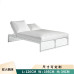 Nordic Outdoor Garden Patio Sunroom Veranda Villa Hotel Single Aluminum Alloy Sofa Nordic Outdoor Garden Patio Sunroom Veranda Villa Hotel Single Aluminum Alloy Sofa