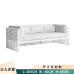 Nordic Outdoor Garden Patio Sunroom Veranda Villa Hotel Single Aluminum Alloy Sofa Nordic Outdoor Garden Patio Sunroom Veranda Villa Hotel Single Aluminum Alloy Sofa