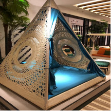 Outdoor Wicker Lounger Modern Sofa New Design Lounge Villa Scenic Inside Outside Garden Patio Outdoor Wicker Lounger Modern Sofa New Design Lounge Villa Scenic Inside Outside Garden Patio
