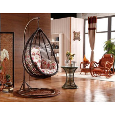 Outdoor Indoor Hanging Pod Chair Rattan Style 3 Outdoor Indoor Hanging Pod Chair Rattan Style 3