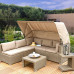Nordic Wicker Outdoor Sofa Set Nordic Wicker Outdoor Sofa Set
