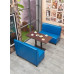 Simple Style Solid Wood Sofa Table Chair Combination