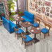 Simple Style Solid Wood Sofa Table Chair Combination