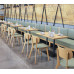 Wooden Wall Seating Music Cafe Dining Western Restaurant Tables Chairs Bubble Milk Tea Dessert Shop Sofa Combination