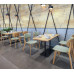Wooden Wall Seating Music Cafe Dining Western Restaurant Tables Chairs Bubble Milk Tea Dessert Shop Sofa Combination