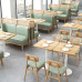 Southeast Asian Rattan Themed Furniture Combo for Customized Cuisine Hot Pot Grill Japanese Restaurant Sofa Booth Southeast Asian Rattan Themed Furniture Combo for Customized Cuisine Hot Pot Grill Japanese Restaurant Sofa Booth