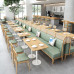 Southeast Asian Rattan Themed Furniture Combo for Customized Cuisine Hot Pot Grill Japanese Restaurant Sofa Booth Southeast Asian Rattan Themed Furniture Combo for Customized Cuisine Hot Pot Grill Japanese Restaurant Sofa Booth