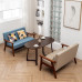 Minimalist Tea Shop Cafe Hotel Negotiations B and B Card Seats Solid Wood Double Sofa Table Chairs Minimalist Tea Shop Cafe Hotel Negotiations B and B Card Seats Solid Wood Double Sofa Table Chairs