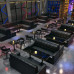 Customized Music Bar Western Restaurant Cafe Table Chair Combination Barbecue Hot Pot Bubble Tea Shop KTV Card Slot Sofa