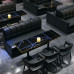 Customized Music Bar Western Restaurant Cafe Table Chair Combination Barbecue Hot Pot Bubble Tea Shop KTV Card Slot Sofa