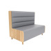Custom Restaurant Wall Booth Cushioned Sofa Diner Cafe Tea Dessert Shop Simple Burger Shop Table Chairs Set