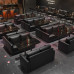 Bar Cafe Bistro Table Set Music Lounge Western Restaurant Milk Tea Shop Casual Dining Booth Sofa