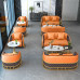 Negotiating Nordic Casual Round Table Furniture Set for Hotels Business Reception Sofa