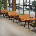 Cafe Lounge Chairs Bar Table Set