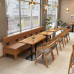 Industrial Style Cafe Table Chairs Sweet Tea Bakery Couch Wall Seats Industrial Style Cafe Table Chairs Sweet Tea Bakery Couch Wall Seats