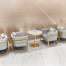 Scandinavian Cafe Lounge Bar Tea Shop Negotiation Commercial Western Restaurant Booth Sofa Table Chair Combo