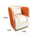 Nordic Luxury Leather Sofas VIP Reception Area Table Chair Set