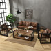Loft Style Antique Iron Sofa Chair Bar Cafe
