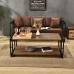 Loft Style Antique Iron Sofa Chair Bar Cafe