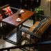 Loft Style Antique Iron Sofa Chair Bar Cafe