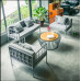 Simple Style Iron Chair Table Sofa Seat Combination For Bar Cafe Restaurant Simple Style Iron Chair Table Sofa Seat Combination For Bar Cafe Restaurant