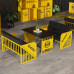Industrial Cafe Chair Table Set