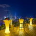 Bar Table Chairs Glow Bar Tops Round Tables Modern Minimalist Cafe Outdoor Group Furniture