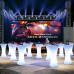 Bar Table Chairs Glow Bar Tops Round Tables Modern Minimalist Cafe Outdoor Group Furniture