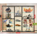 LEGO Display Cabinet Gifts Toys Shelf Dustproof Home Transparent Glass Display Cabinet Action Models Display Cabinet
