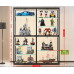 LEGO Display Cabinet Gifts Toys Shelf Dustproof Home Transparent Glass Display Cabinet Action Models Display Cabinet