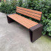 Stainless Steel Park Bench Patio Double AntiCorrosion Wood Backrest Balcony View Long Bench Mall Public Long Seat Stainless Steel Park Bench Patio Double AntiCorrosion Wood Backrest Balcony View Long Bench Mall Public Long Seat