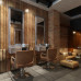 Retro Mirror Frame Salon Beauty Furniture