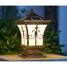 Column Head Lamp Solar Outdoor Courtyard Lamp