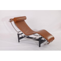 Le Corbusier Lc4 Chaise Lounge Chair Cushion And Strap in Higher grade Italian Leather Le Corbusier Lc4 Chaise Lounge Chair Cushion And Strap in Higher grade Italian Leather
