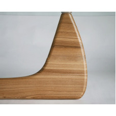 Replacement Leg Base Frame In Natural Ash Wood For Noguchi Table