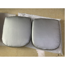 Replacement Cushions For Bubble Chair In Silver Color And PU Leather Replacement Cushions For Bubble Chair In Silver Color And PU Leather