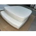 Replacement Cushions For Bubble Chair In White Color And PU Leather