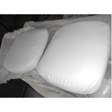 Replacement Cushions For Ball Chair In White Color And PU Leather