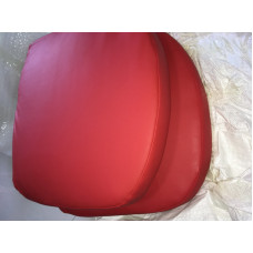 Replacement Cushions For Ball Chair In Red Color And PU Leather