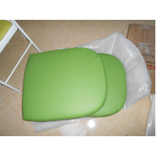 Replacement Cushions For Ball Chair In Green Color And PU Leather