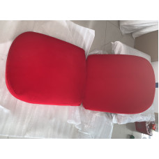 Replacement Cushions For Ball Chair In Red Color And Fabric